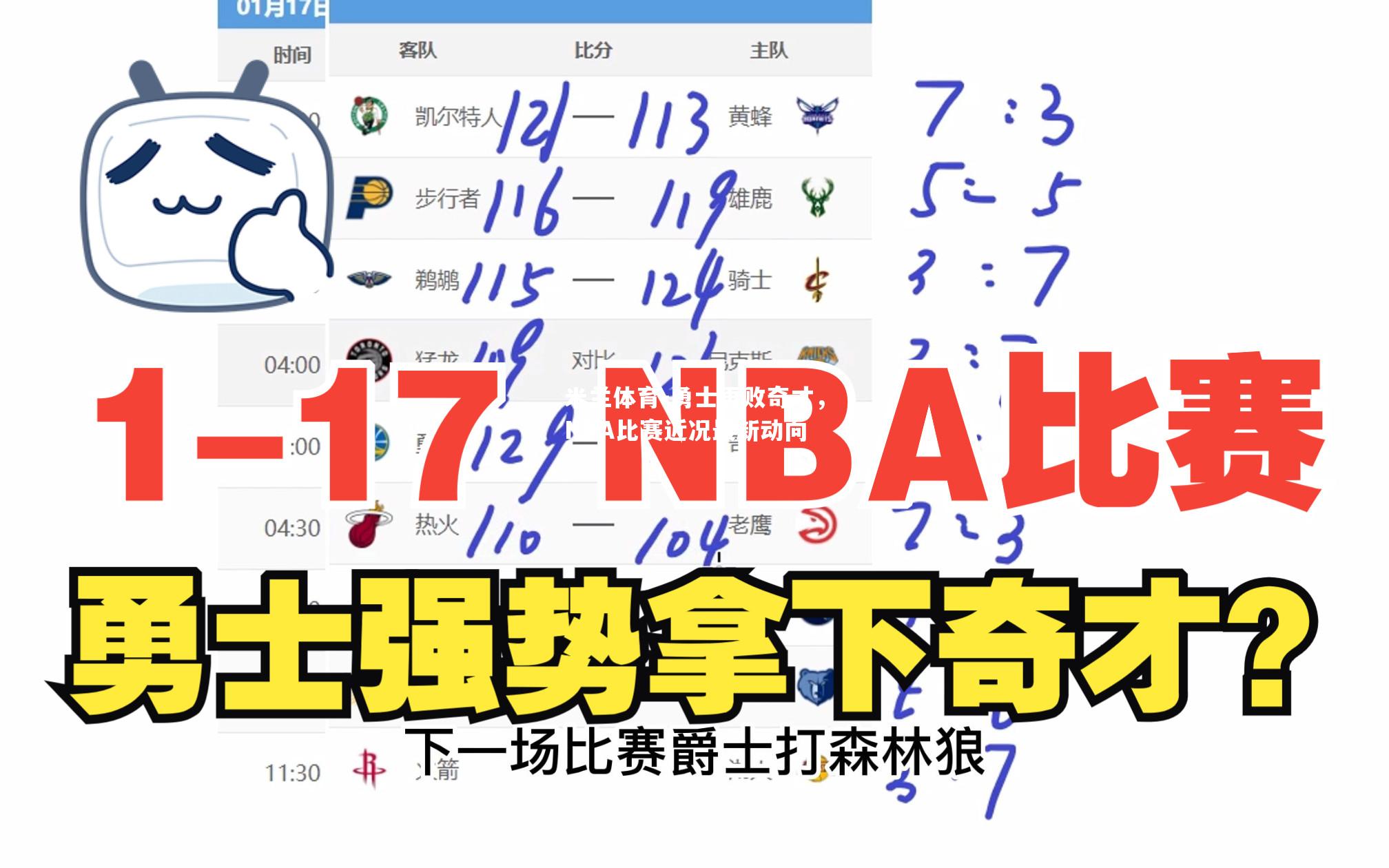 勇士再败奇才，NBA比赛近况最新动向